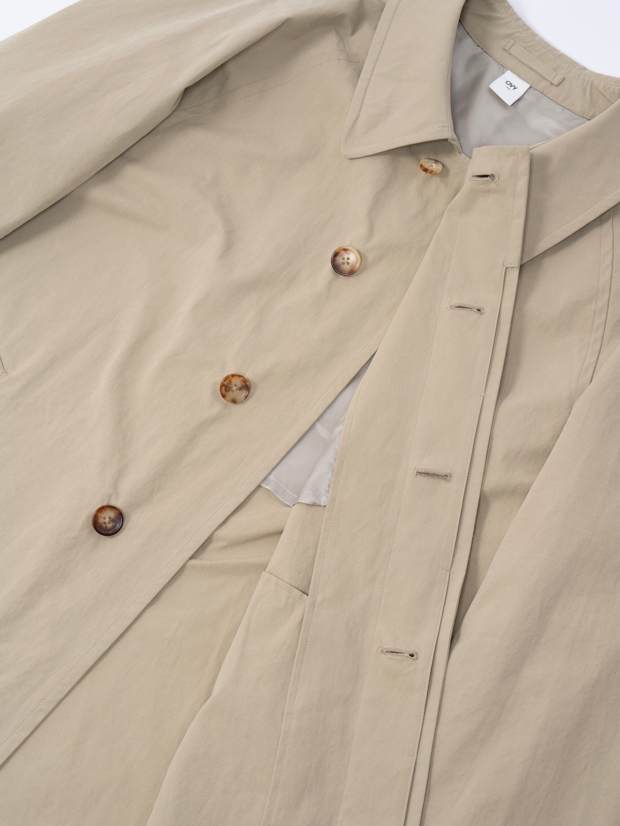 ジャケット・アウター ovy Cotton Bal Collar Over Coat (beige) Cotton Bal Collar Over Coat (beige) | OVY
