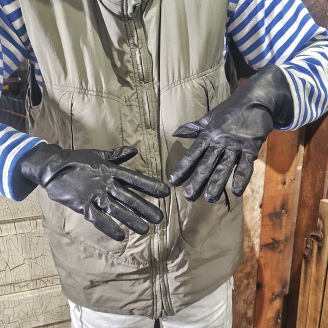NOS Euro Military Leather Glove / フランス軍 レザー グローブ