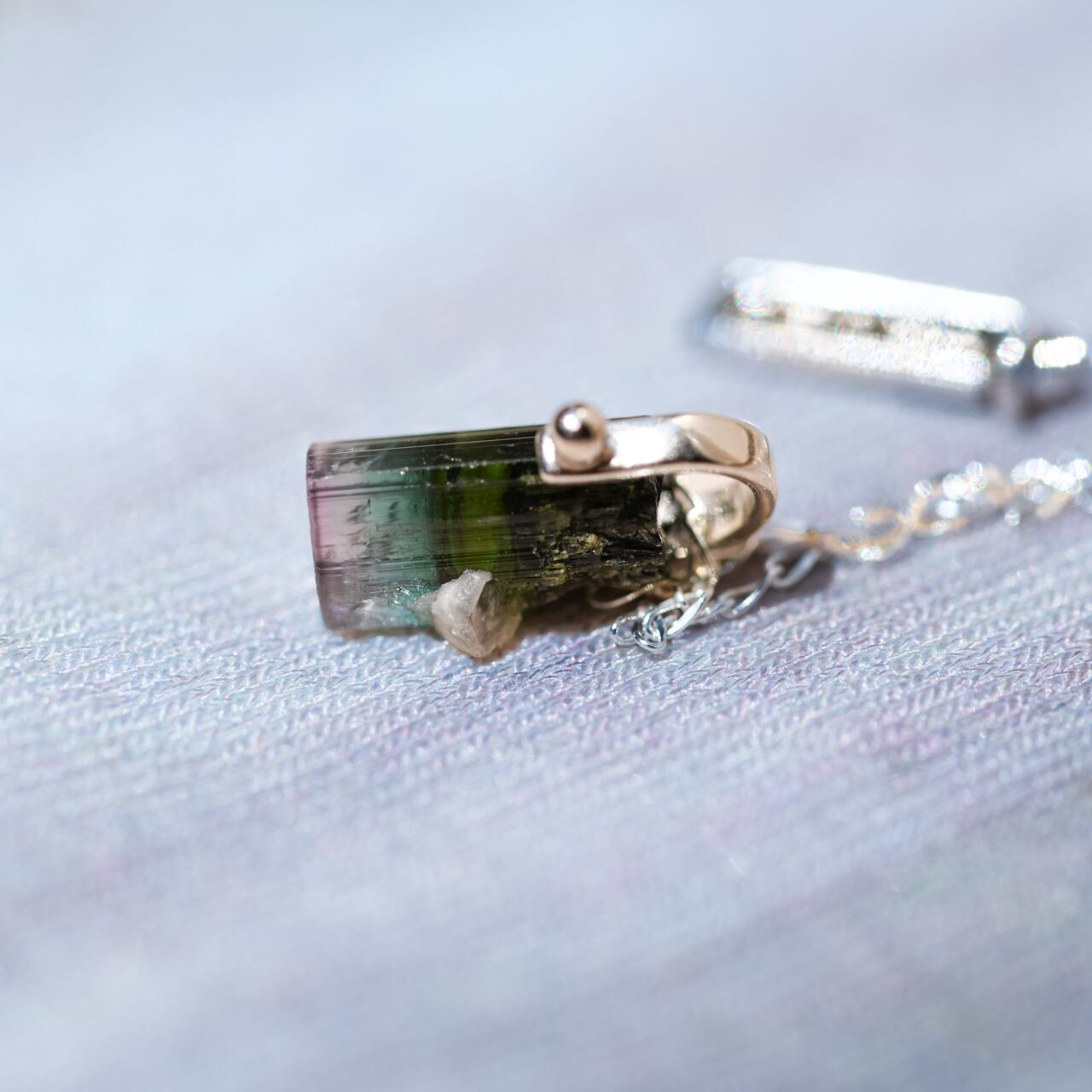 018 Water Lilies Collection】 トリカラートルマリン 鉱物原石