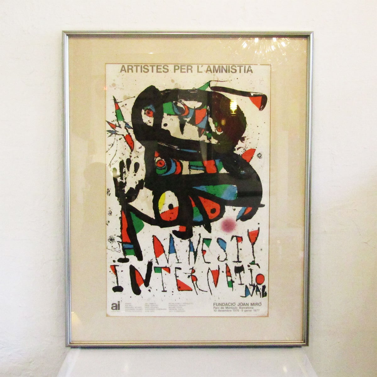 1976s Joan Miro 「Amnesty International」 vintage lithograph