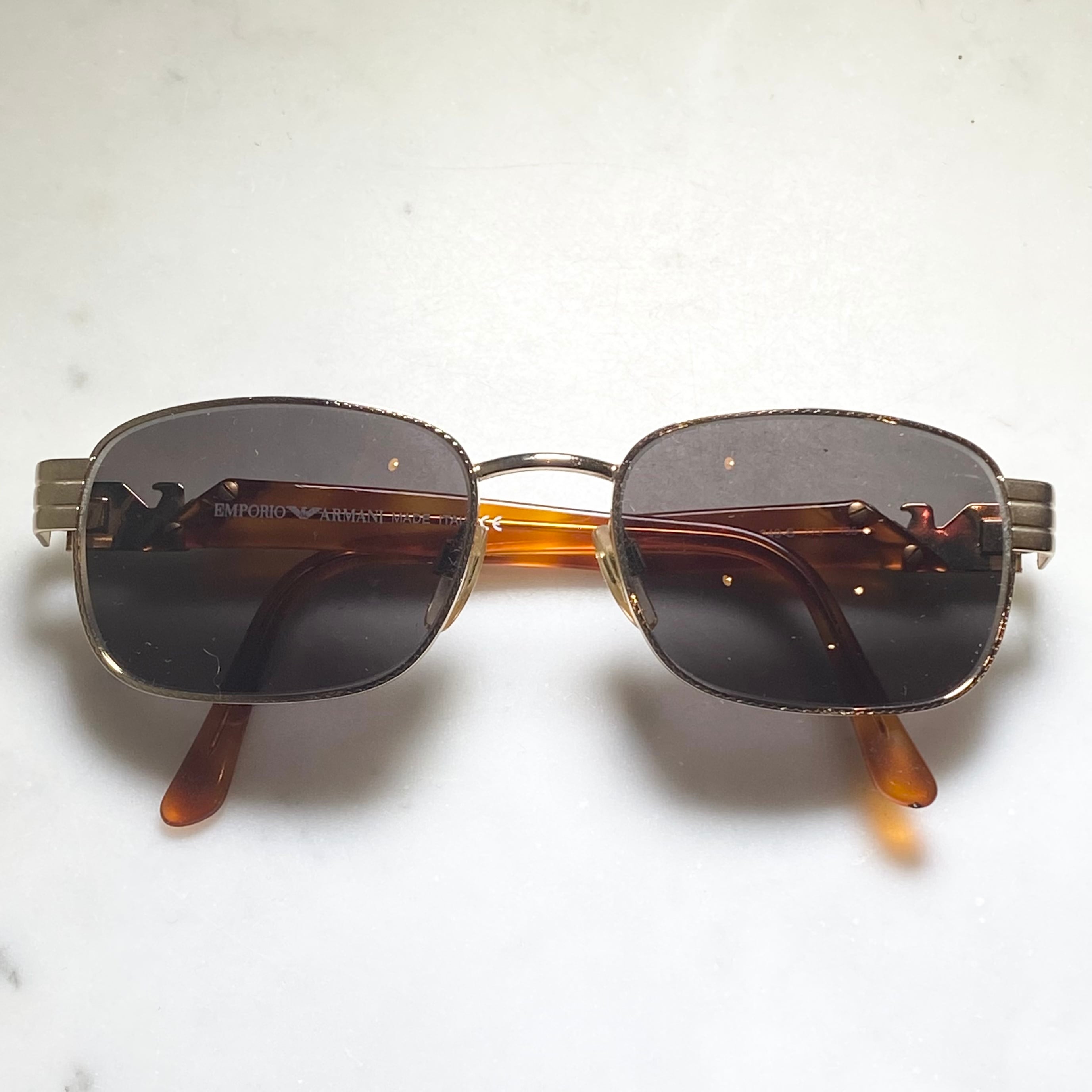 EMPORIO ARMANI square frame glasses “049-S” | NOIR ONLINE