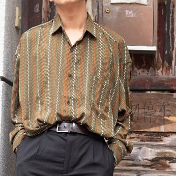 レトロデザインシャツ【G2381】