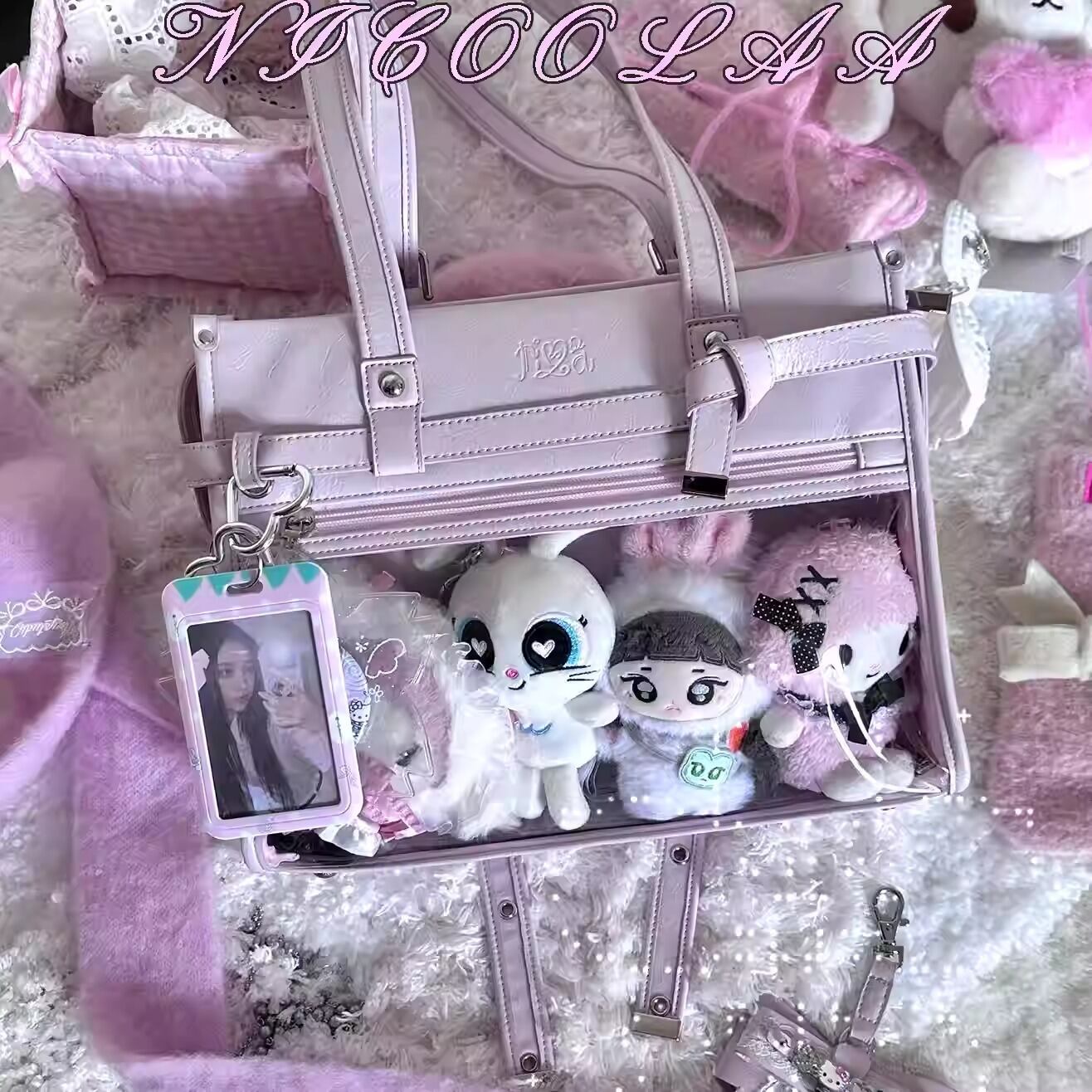 予約商品-Mサイズ】[NICOOLAA]シャレ推し活トートバッグ【痛バッグ用