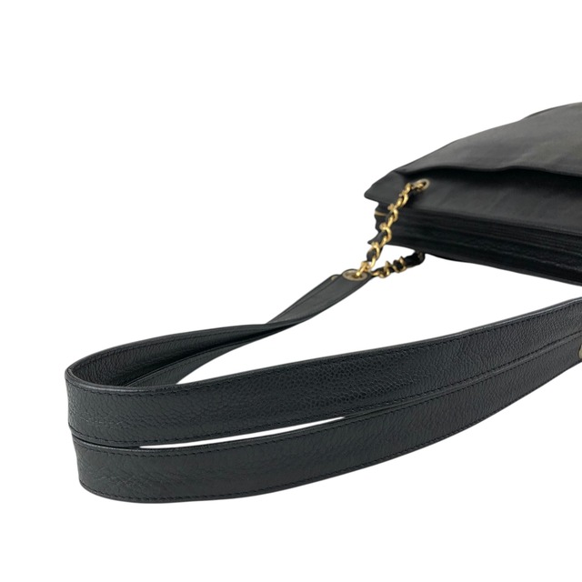 CHANEL シャネル トリプルココ ショルダーバッグ ブラック レザー キャビアスキン vintage ヴィンテージ オールド gph8sd