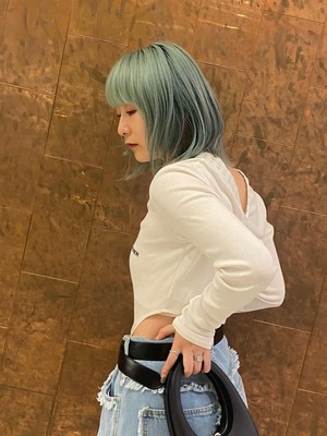 【24SS】BONBOM ボンボム / SHIRRING TOP