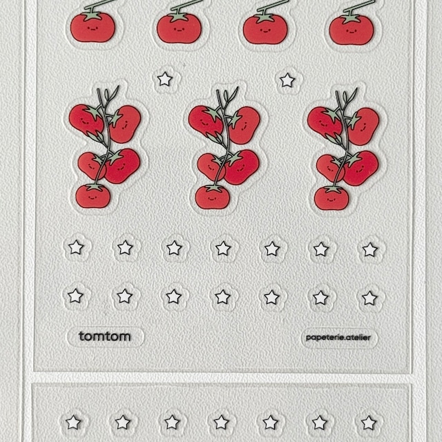 ★新作予約 papeterie.atelier 〔tomtom sticker〕