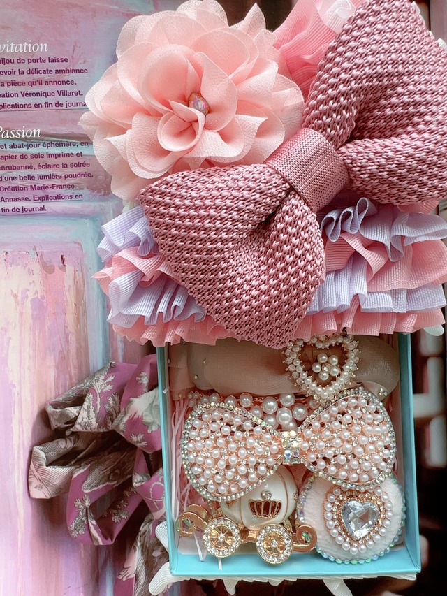 ＜one-off＞ビジューアクセテトリスBOX・ハート・