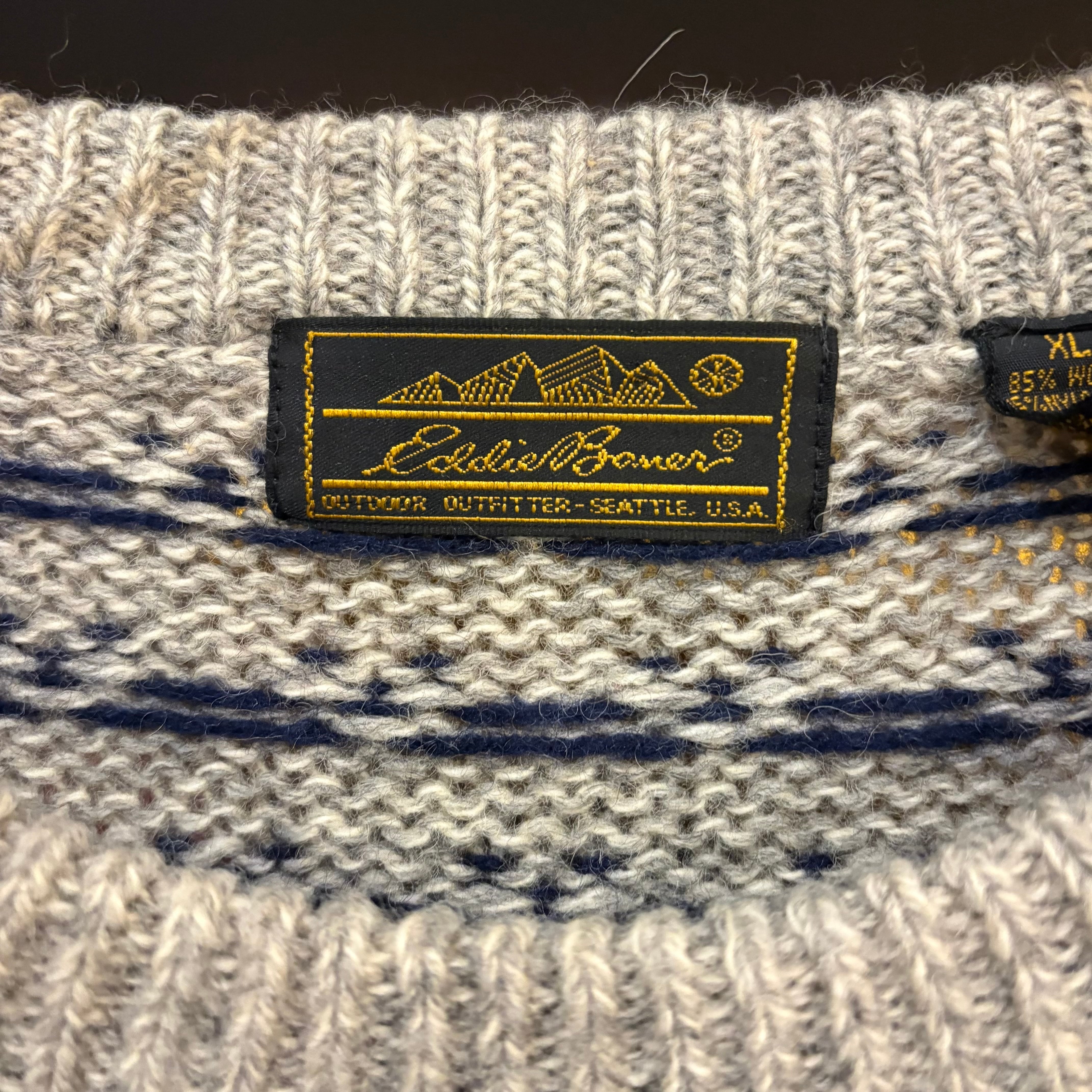 80s Eddie Bauer Wool Knit Sweater 