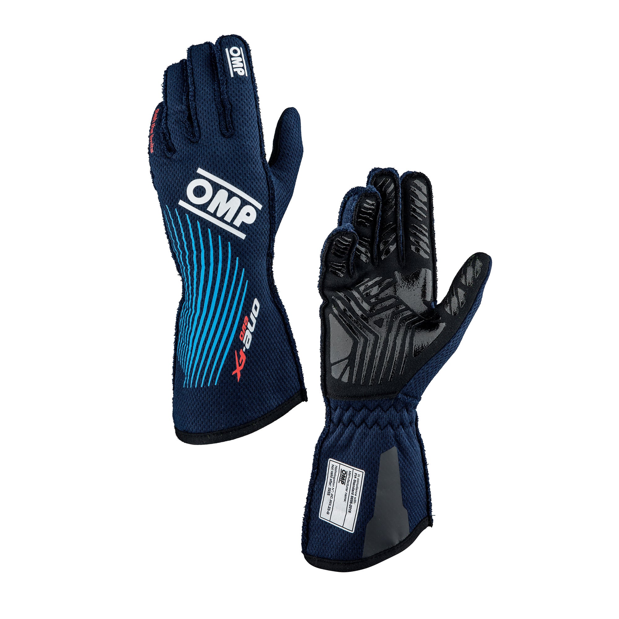 IB0-0773-C01#244 ONE EVO FX GLOVES my2026 FIA 8856-2018 NAVY BLUE
