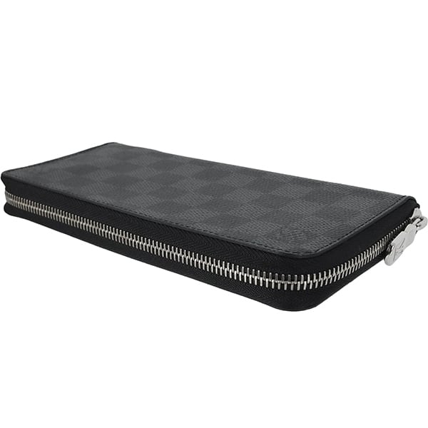 【美品】ルイヴィトン　ダミエグラフィット ヴェルティカル ラウンドファスナー Unused LOUIS VUITTON ルイヴィトン ジッピーウォレット ヴェル