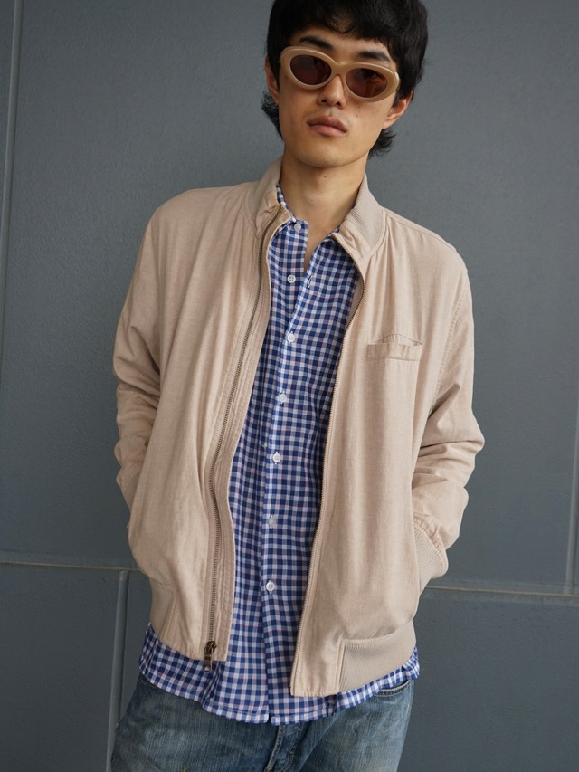 Banana Republic Linen Zip-up Jacket