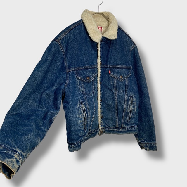 80s Levi's デニムボアジャケット 70608 USA製 44 Gジャン