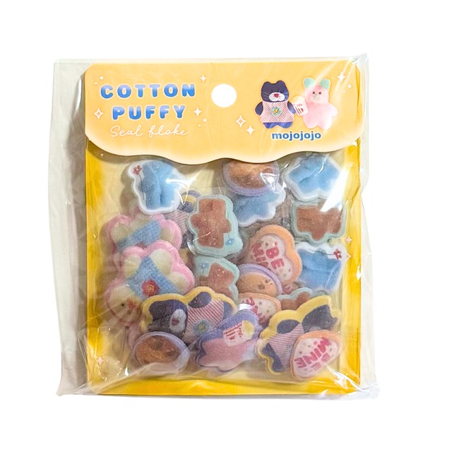 mojojojo コットンパフィフレークシール　実写2