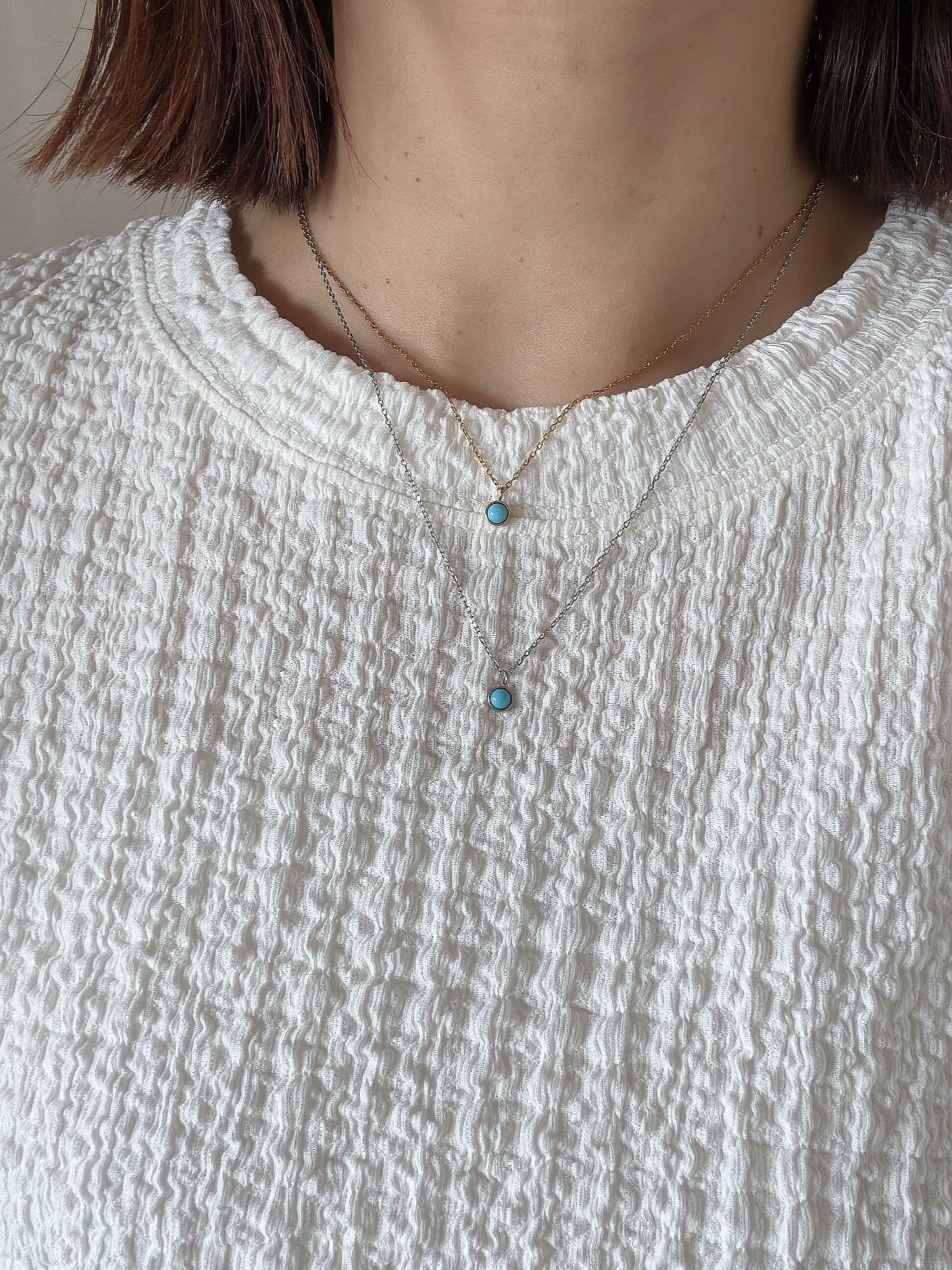MSAターコイズミニネックレス | joie