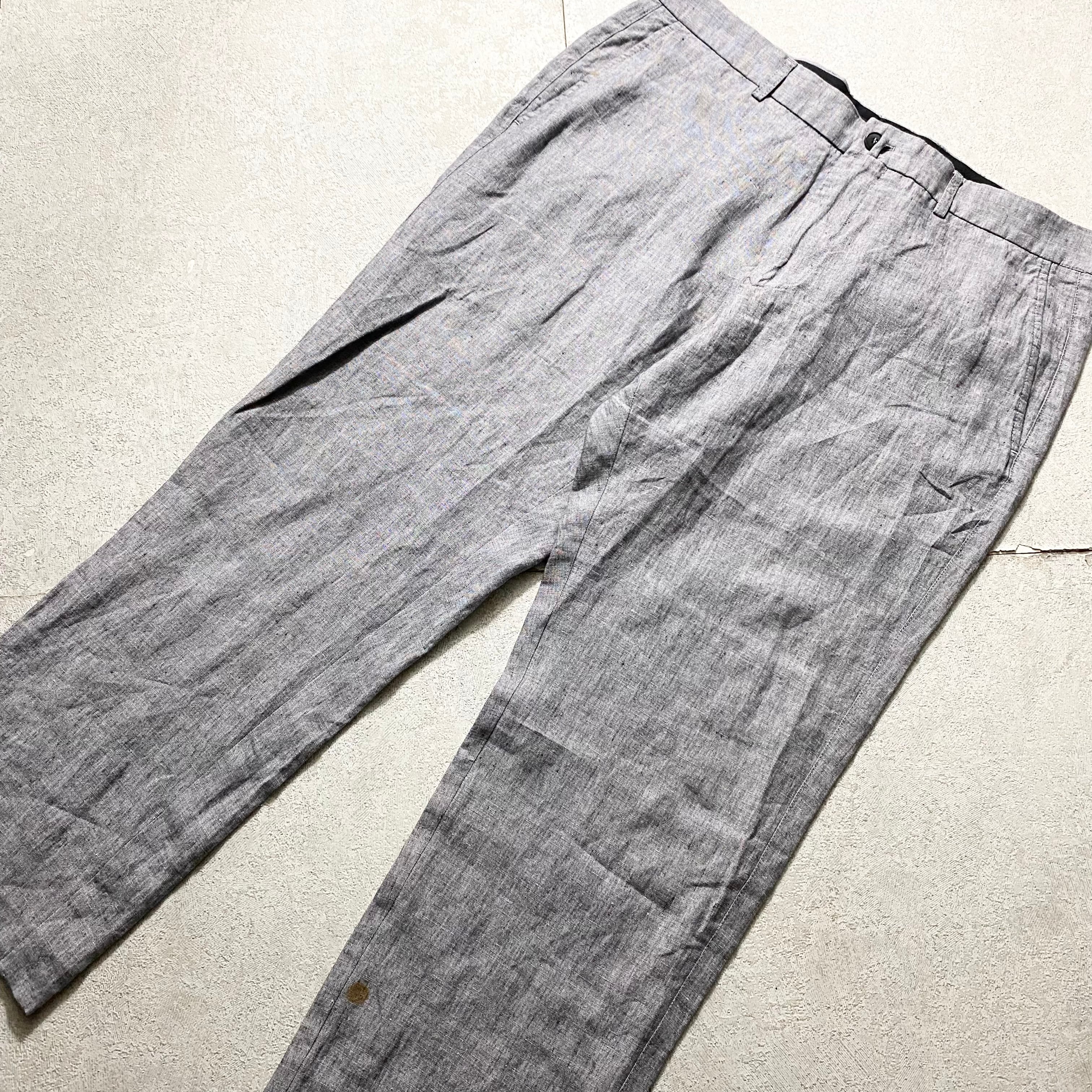 GIORGIO ARMANI linen wide pants | NOIR ONLINE