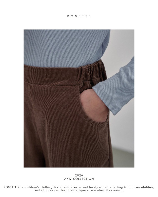 Rosette［取寄］(brown) more pants 26autumn