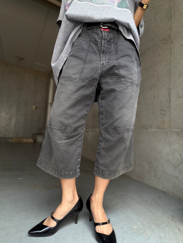 （PT868）MARITHE FRANCOIS GIRBAUD  cropped denim pants