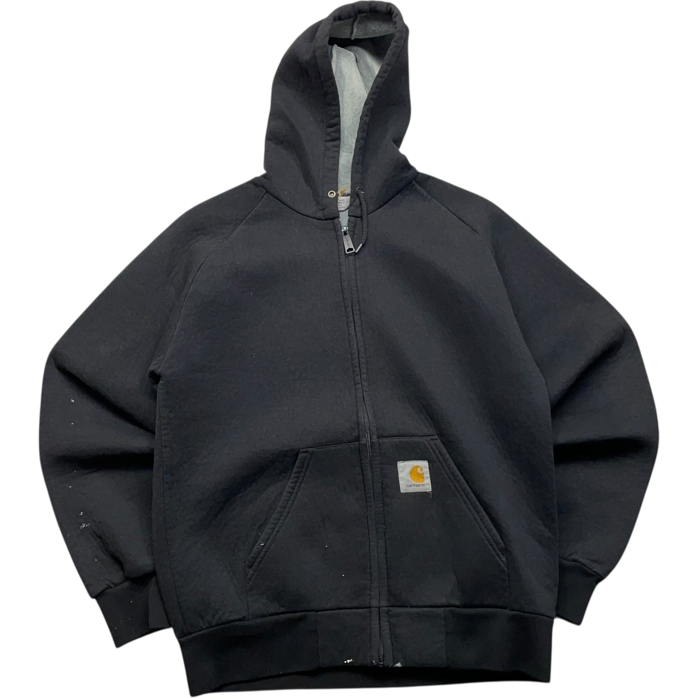《M》 Carhartt カーハート フーディー パーカー ベロア裏地 ブラック no.9386