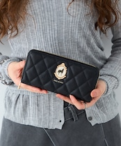PAUL&JOE ACCESSOIRES : ROUND FASTENER LONG WALLET PJA-W1451