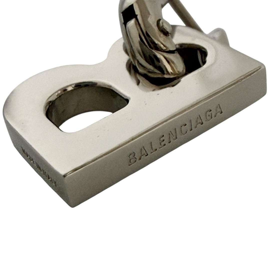 バレンシアガ メンズ レディース ピアス 片耳 1個のみ B チェーン XS