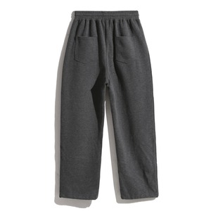 【HIPANDA ハイパンダ】男女兼用 ラインストーン スウェットパンツ UNISEX RHINESTONE SWEAT PANTS / GRAY