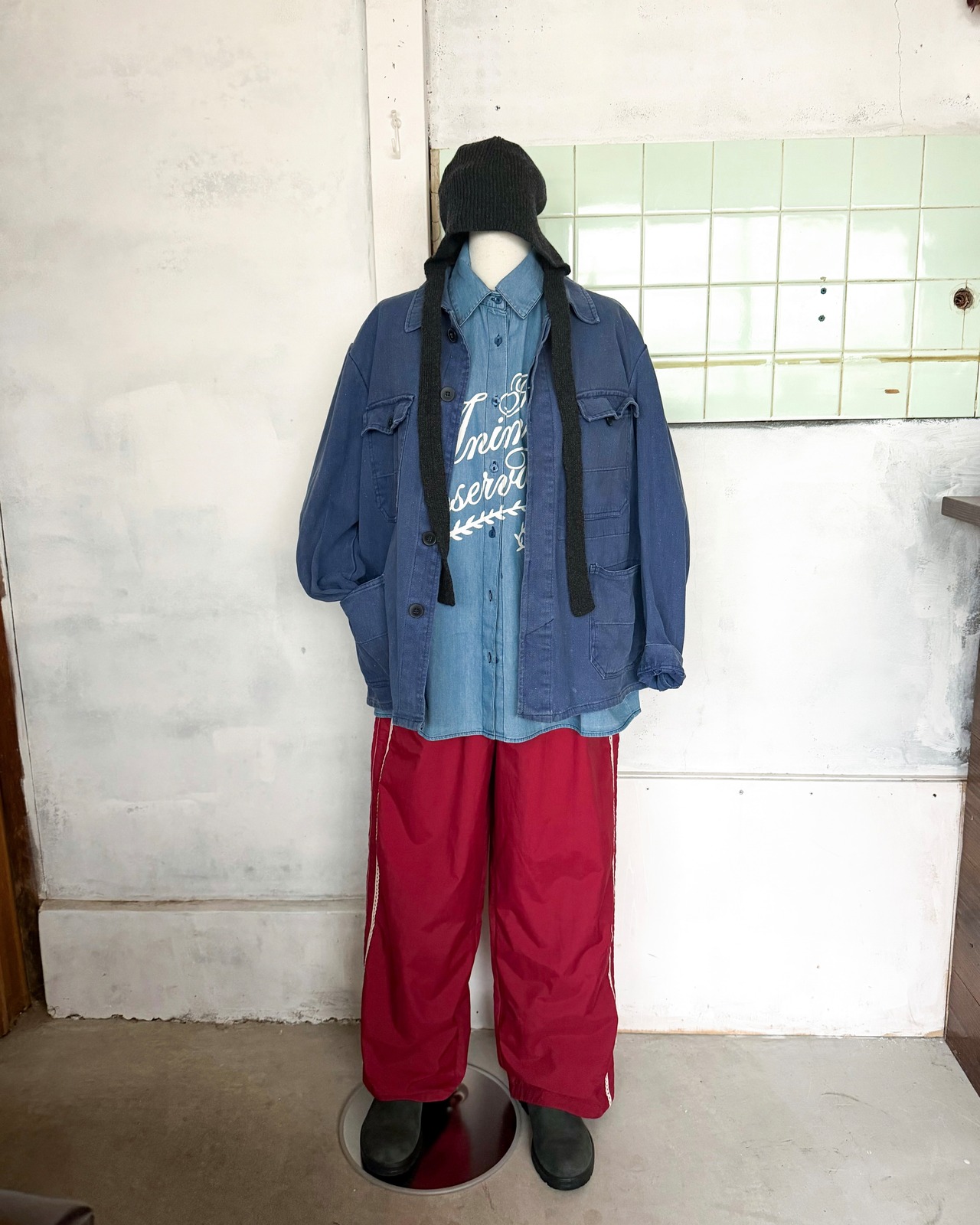 【THE NEW SOCIETY 18Y】LOGO JOGGING