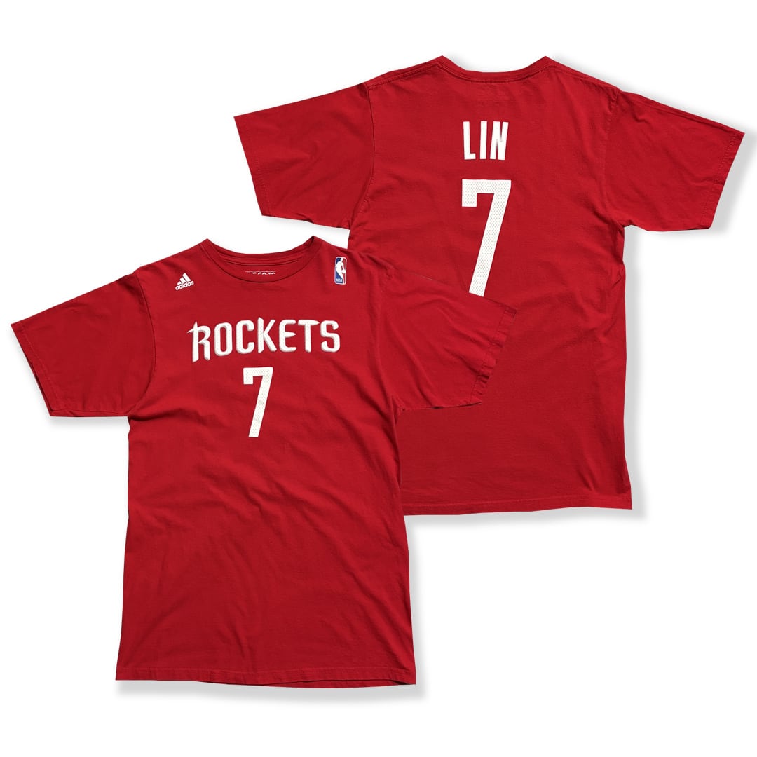 Jeremy Lin 【Houston Rockets】 Numbering T-Shirt. adidas