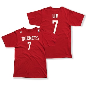 Jeremy Lin 【Houston Rockets】 Numbering T-Shirt. adidas
