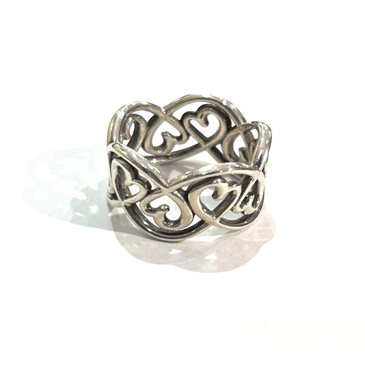 TIFFANY&CO】2088名品パロマ・ピカソ ラビングハート リング／16.5-17