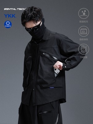 SENTNLTECH テクニカルワークシャツ
