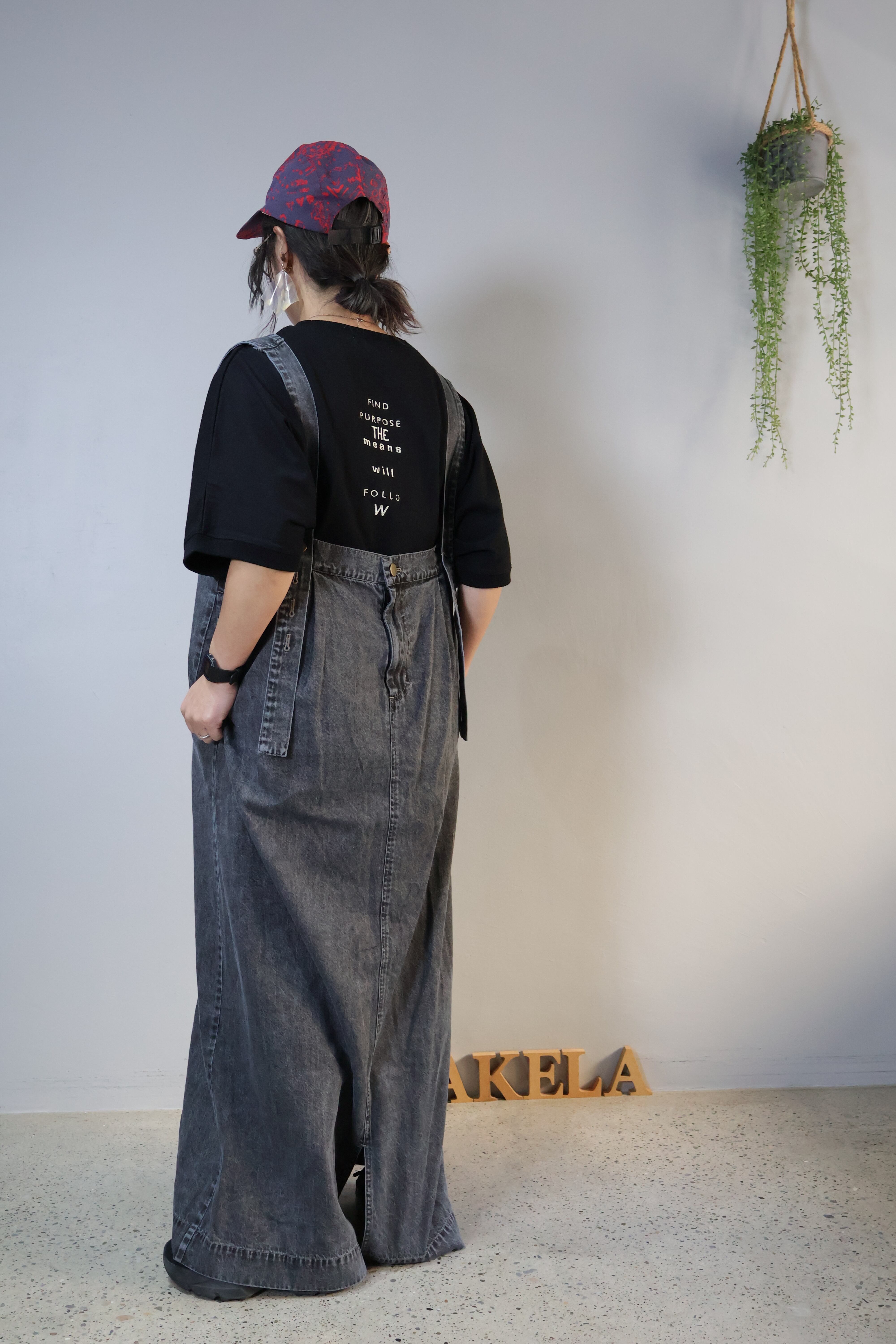 デニムケミカル加工2Wayワンピース【12503-195-20】2025SS