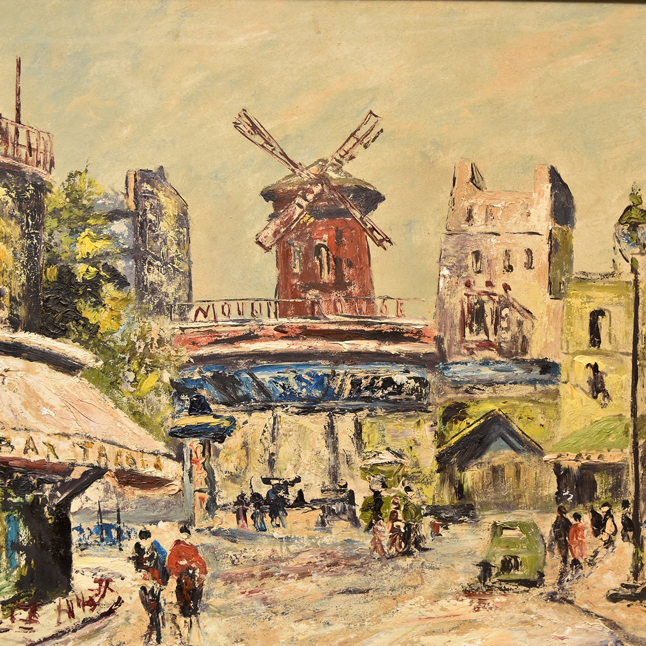 Paris Oil Painting / パリ ムーランルージュの油絵 / 2112JD-005
