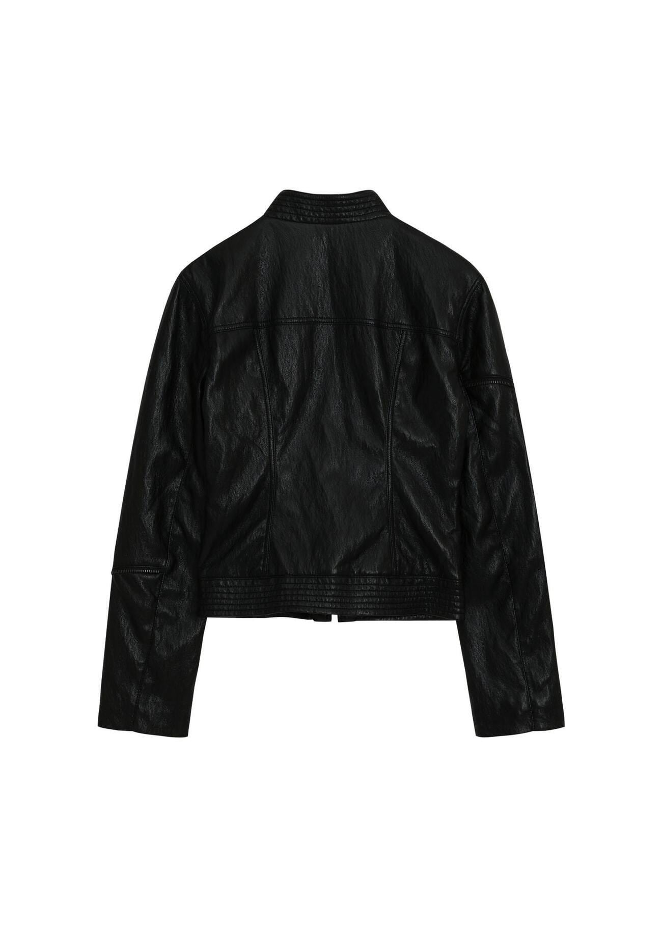 ☆aespa カリナ 着用！！【BOHEMSEO】 SLEEVE ZIP POINT LEATHER