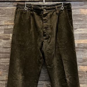 RRL TUCK CORDUROY PANT BROWN