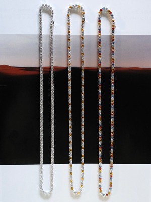 【HIDAKA】 Signal Tennis Necklace