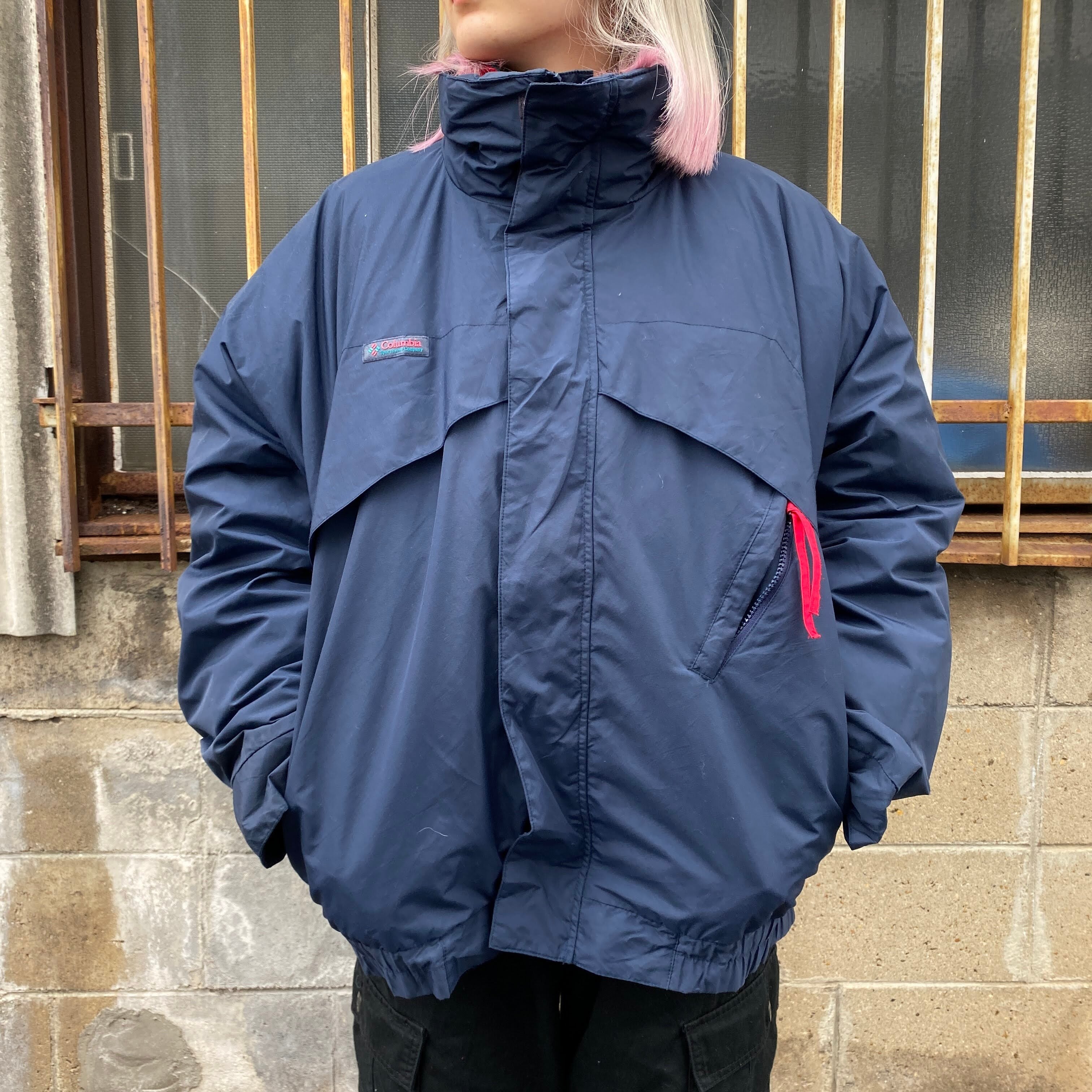 90年代 Columbia コロンビア Whirlibird ダウンライナー ナイロン  