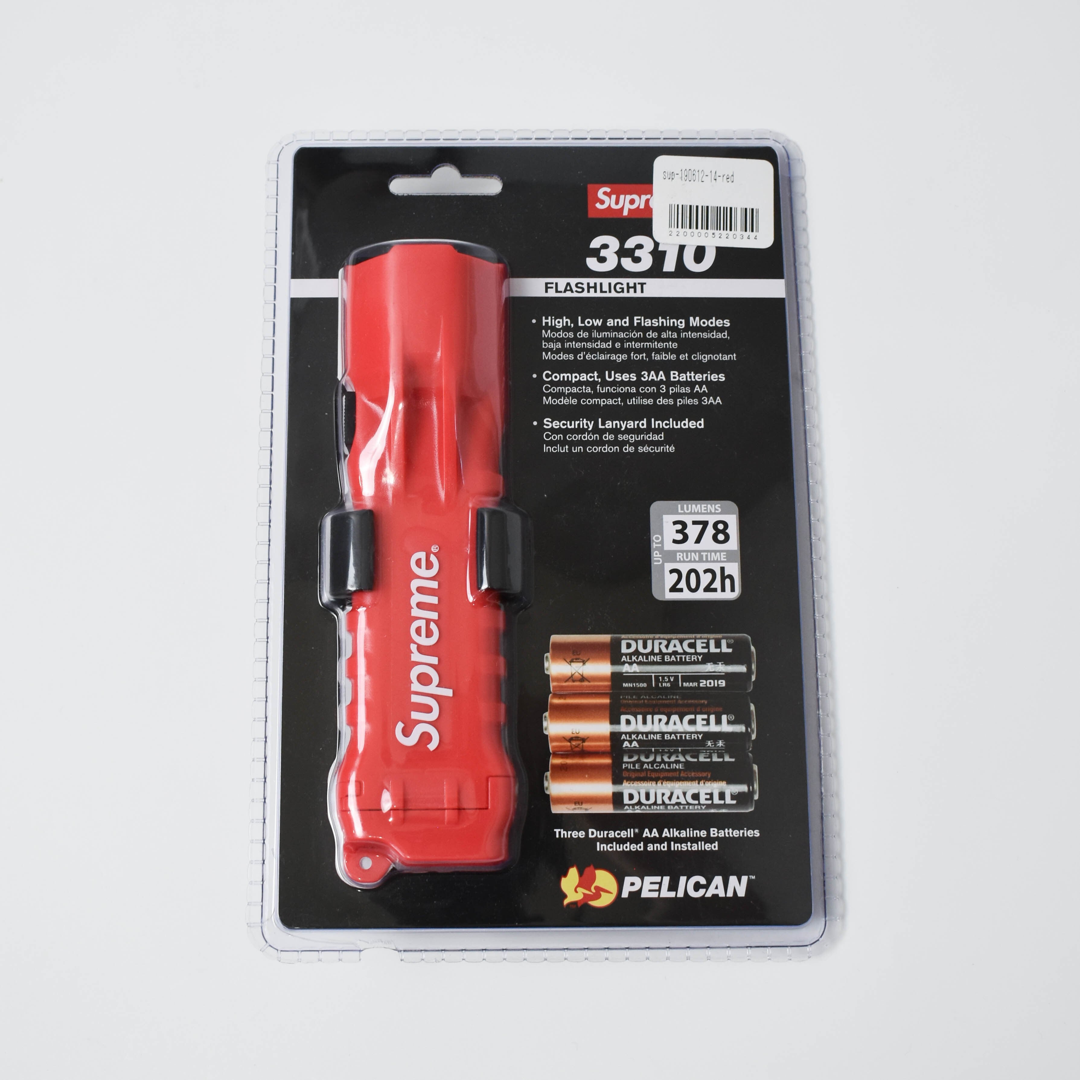 NEW] Supreme×PELICAN 3310PL FLASH LIGHT 懐中電灯 | double