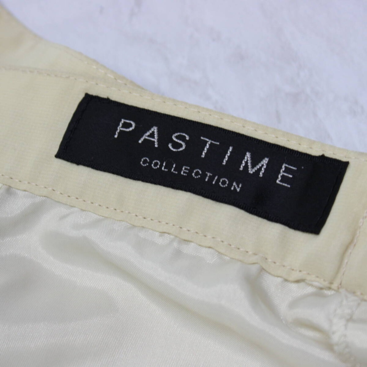 【社交ダンス衣装】スカート PASTIME パスタイム レッスンウェア レッスン着 ゴールド ペールイエロー 無地 シンプル 上品
