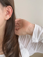 S925 スターラインイヤカフ