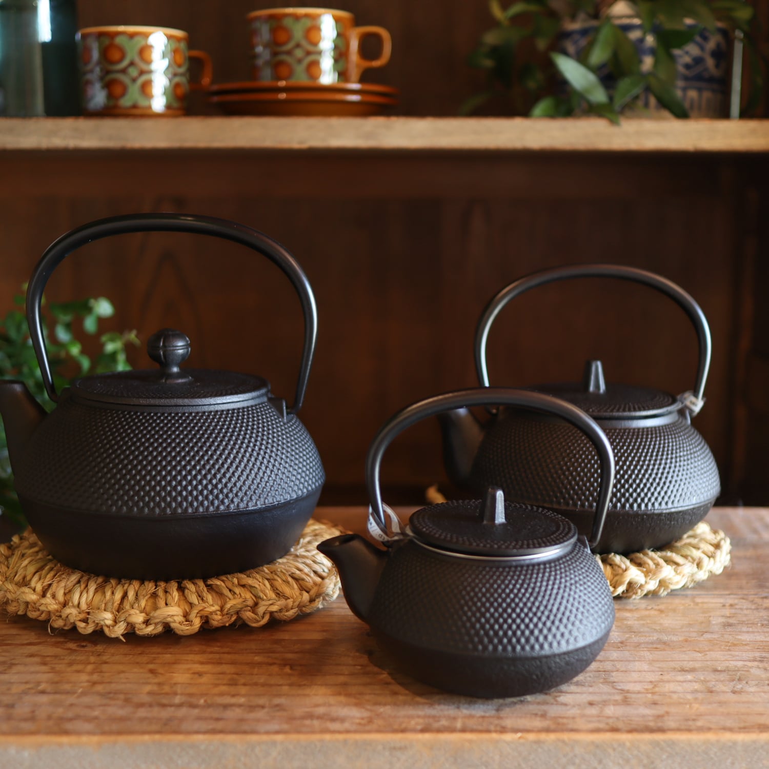 再入荷 盛岡岩鋳の南部鉄器 鉄瓶急須兼用3型新アラレ IH不可 | Relish 