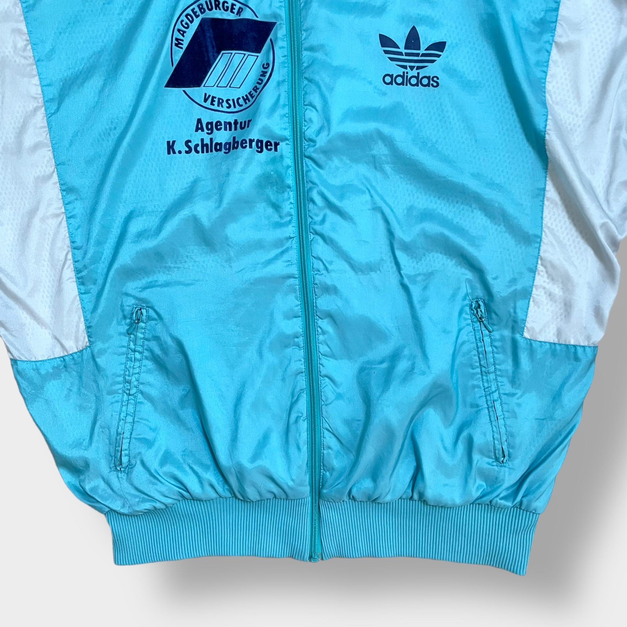 adidas】80s ブルゾン ジャンパー ナイロンジャケット トラック ...