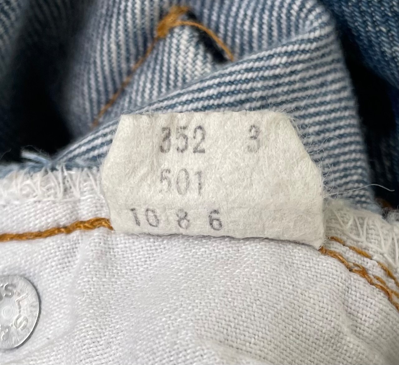 M-109  リーバイス Levis501古着 1978年66後期 米国製刻6 W 76cm 股下 74cm　