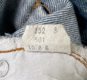 M-109  リーバイス Levis501古着 1978年66後期 米国製刻6 W 76cm 股下 74cm　
