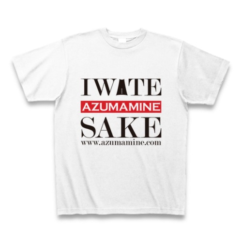 【BASE限定】　オリジナルロゴTシャツ　「IWATE SAKE」ホワイト