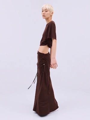 【26SS】THINGS THAT MATTER シングスザットマター /スカート ワンピース / TWO WAY GATHERED DRESS & SKIRT