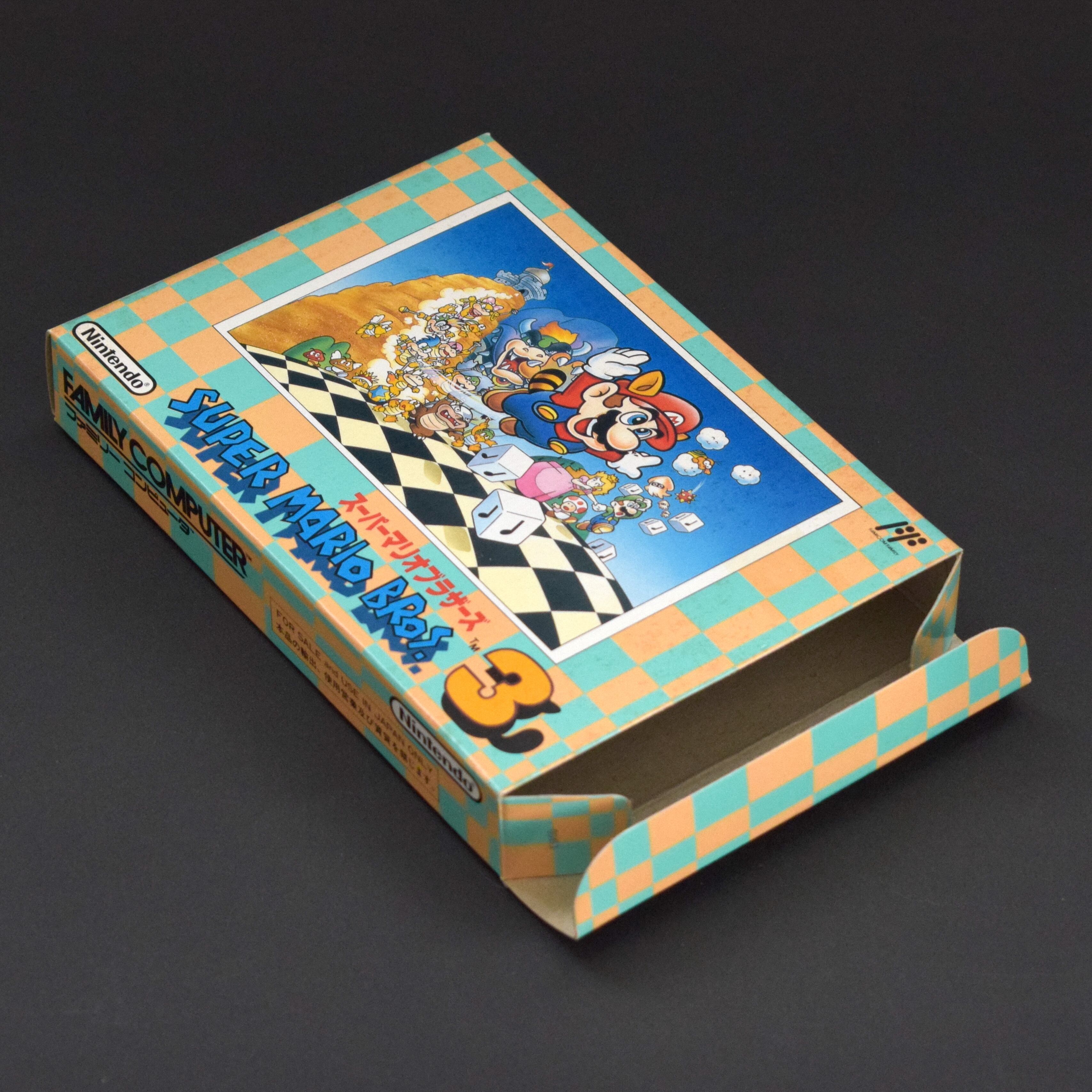 極美品/完品】スーパーマリオブラザーズ3 中身未使用級・箱形状極上