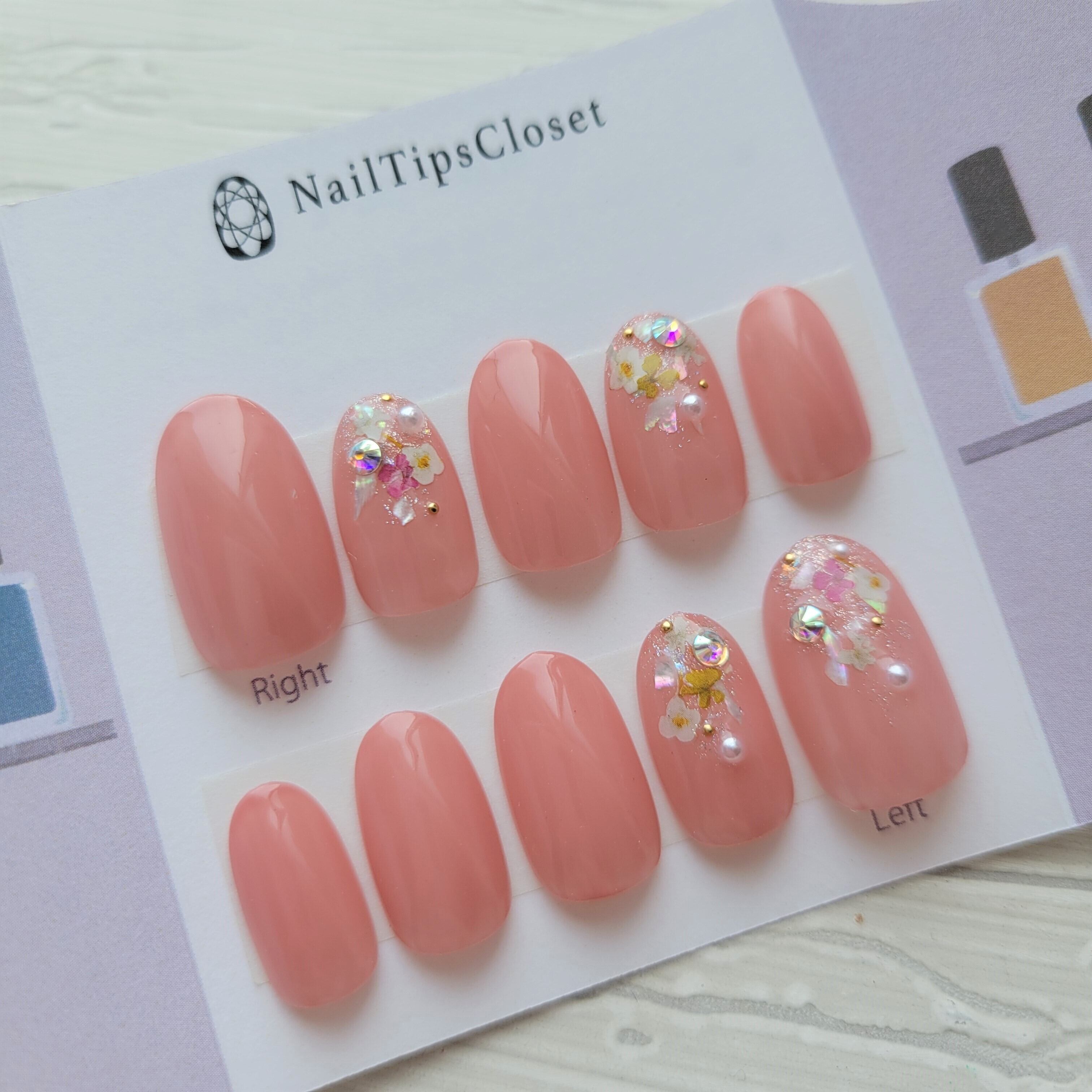 押し花ネイル | Nail Tips Closet / ネイルチップクローゼット
