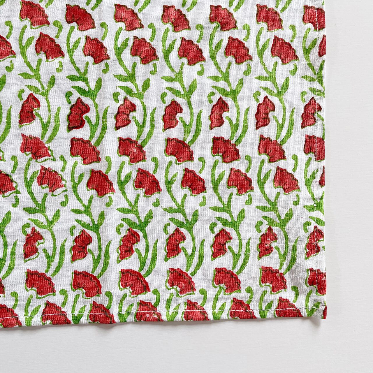 【2023SS】Block print handkerchief (flower)