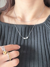 ツインペブルネックレス