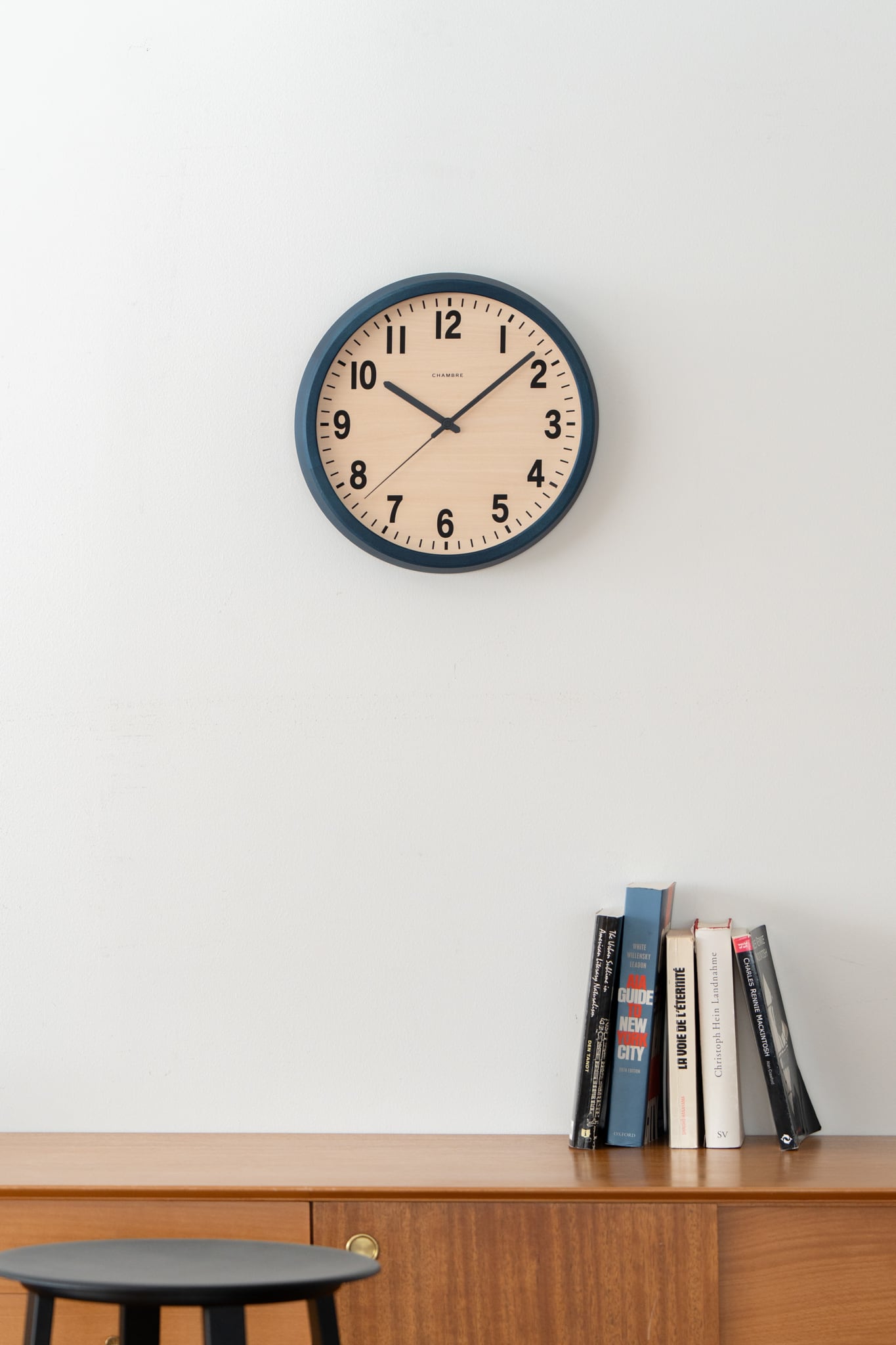 電波時計 PUBLIC CLOCK NAVY-renewal- | シャンブル【CHAMBRE】by
